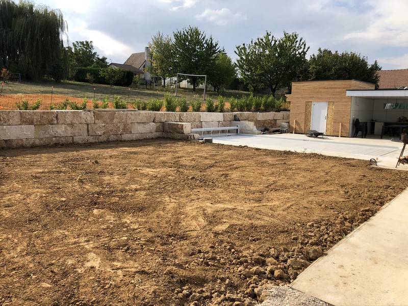 Terressement par MGTA à Pierre-de-Bresse