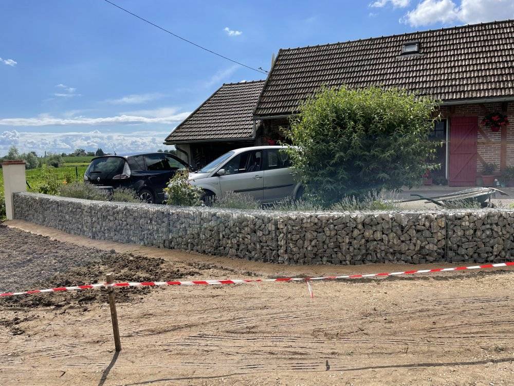 muret de gabion par MGTA