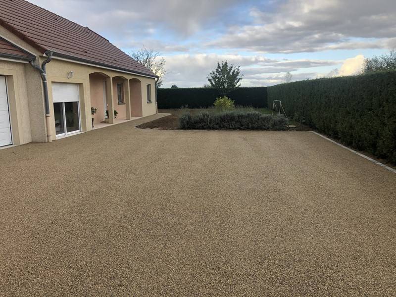 cours en gravillons par MGTA